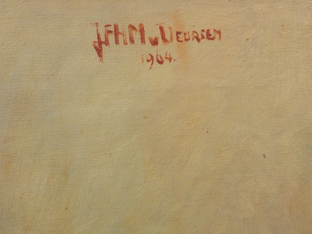 Jan van Deursen (1896-1981) - Zeer groot stilleven uit 1964 kopen? Bied vanaf 1!