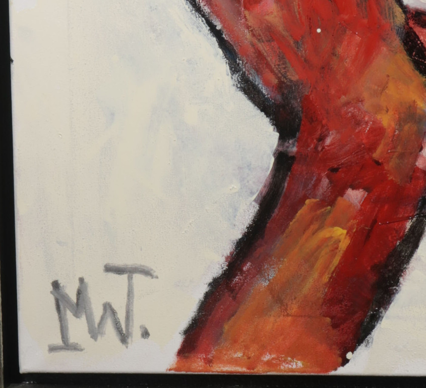 Martin van Wordragen: Olieverf op doek, Musicus - Ingelijst kopen? Bied vanaf 450!