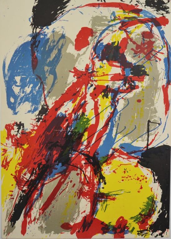 Asger Jorn: Lithografisch ontwerp tentoonstellingsposter 1959 kopen? Bied vanaf 150!