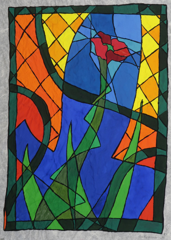 Piet Quekel: Gouache op Rijstpapier, Bee bop a lula kopen? Bied vanaf 1!