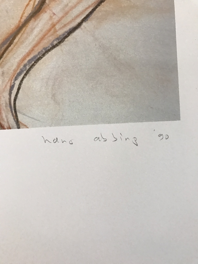 HANS ABBING 1 originele zeefdruk voor t AIDS Fonds 1990 kopen? Bied vanaf 1!
