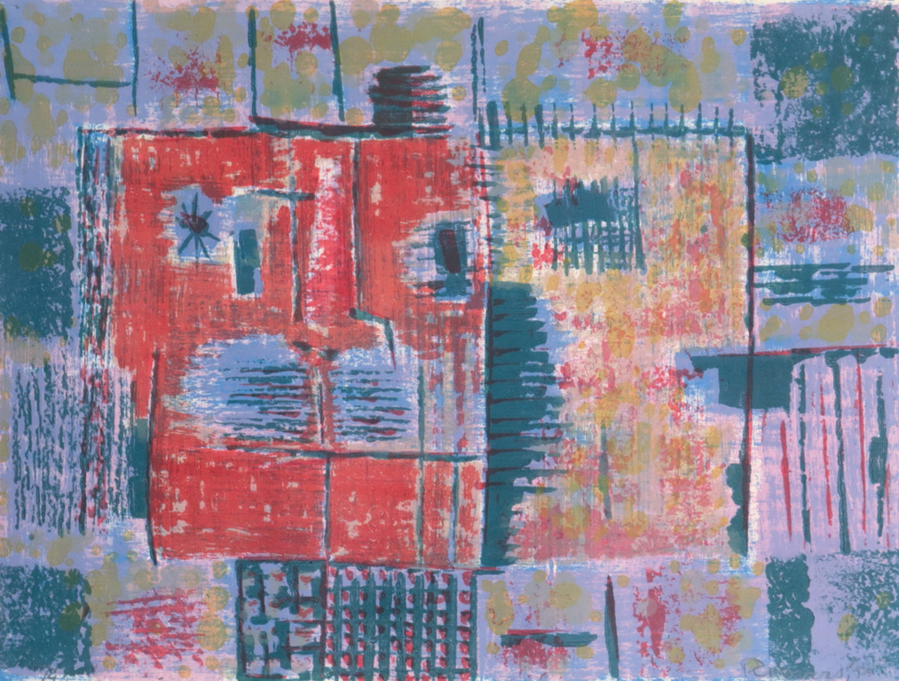 Piet Roovers: Litho, Zonder titel - Ingelijst kopen? Bied vanaf 100!