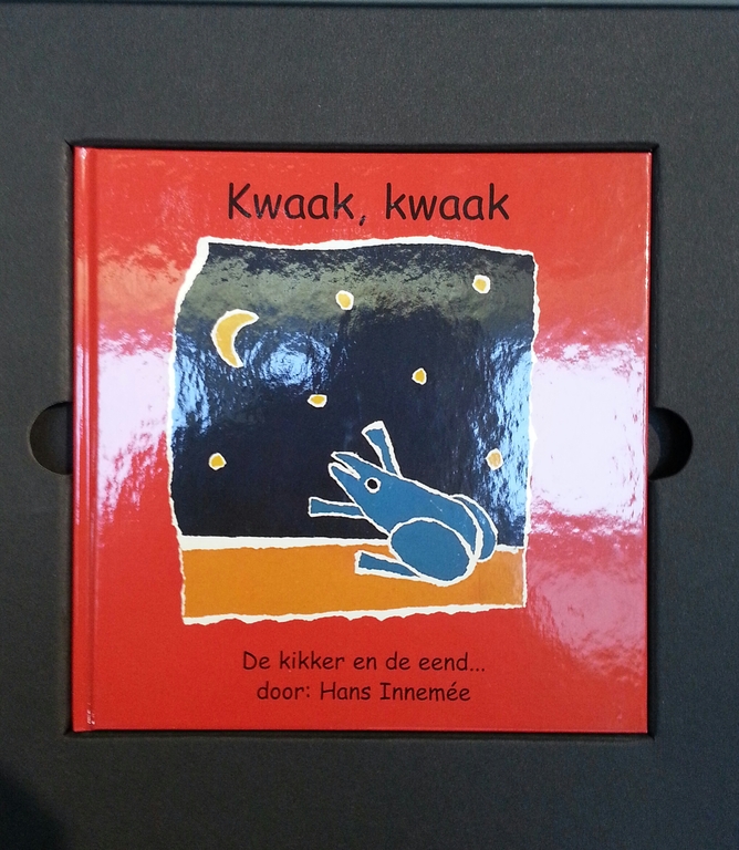 Hans Innemee, Doosje met zeefdrukken. Inhoud: 2x zeefdruk en prentenboekje kopen? Bied vanaf 25!