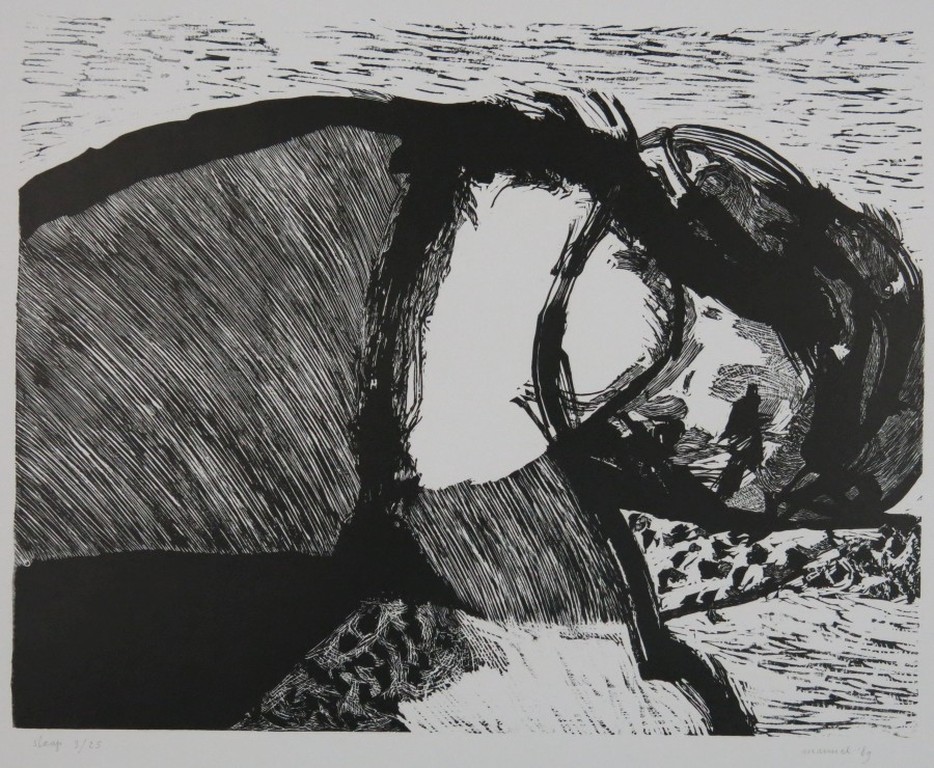 Manuel Kurpershoek: Linosnede, Slaap  kopen? Bied vanaf 1!