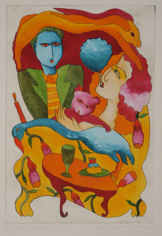 Jose Fernanda: Handbewerkte Ets, Nieuwslezer kopen? Bied vanaf 1!