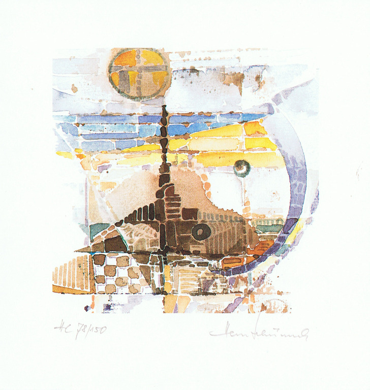 Vijf duitse kunstenaars - grafieken - rond 1975 kopen? Bied vanaf 40!