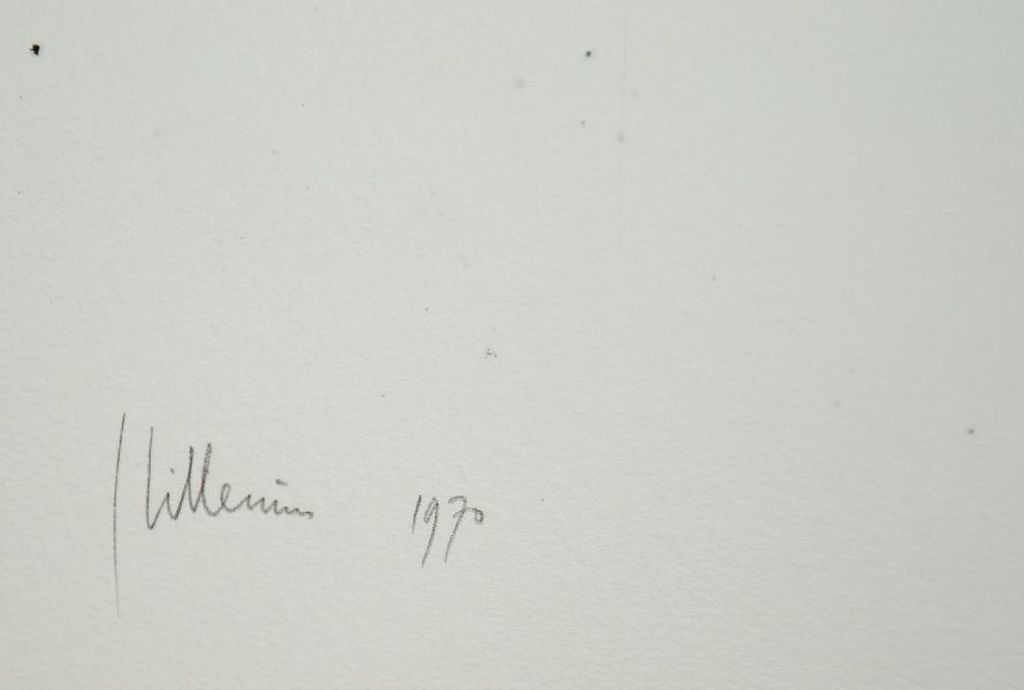 Jaap Hillenius: Litho. Portret.  kopen? Bied vanaf 35!