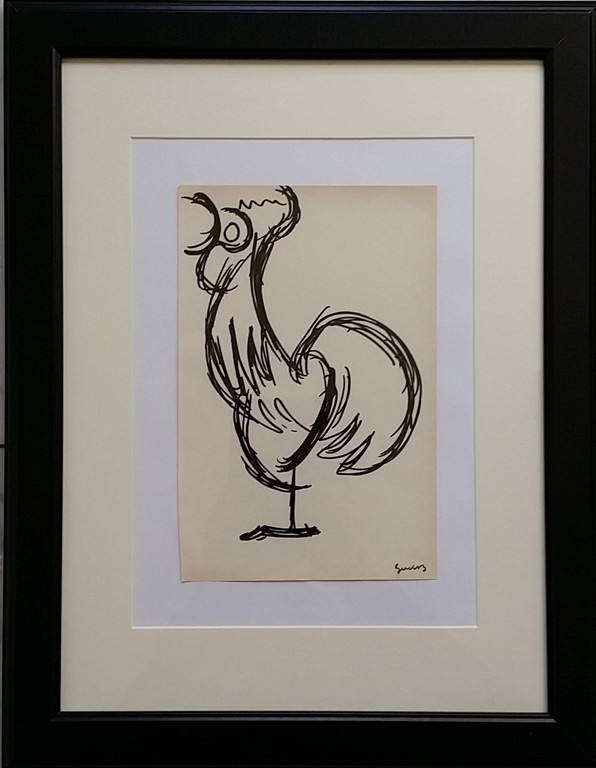 Siep van den Berg - Inkt op papier verkocht voor € 175!