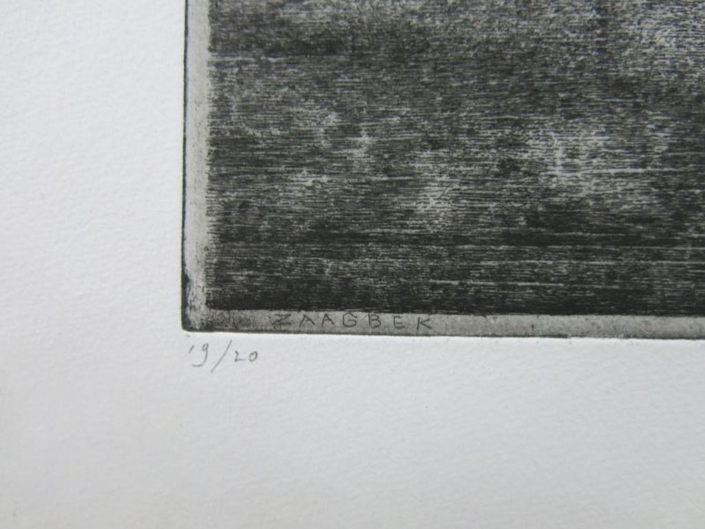 Charles Donker: Ets, Winterlandschap kopen? Bied vanaf 25!