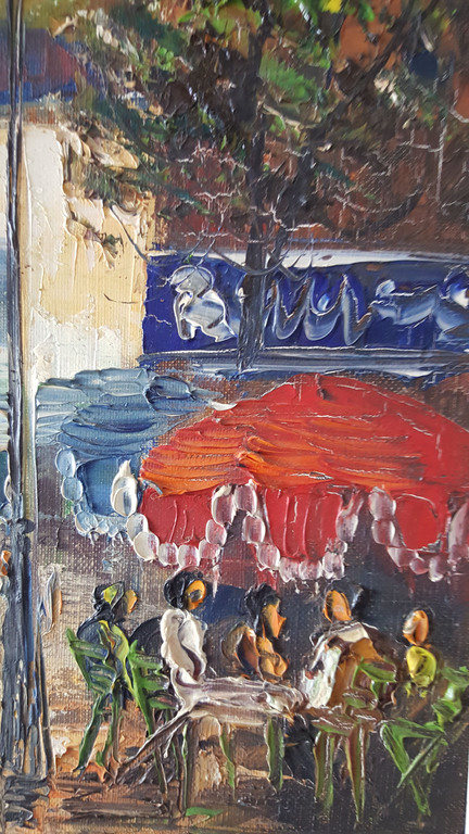 Onbekend( 20e eeuw), gesigneerd, olieverf op doek, Parijs kopen? Bied vanaf 1!