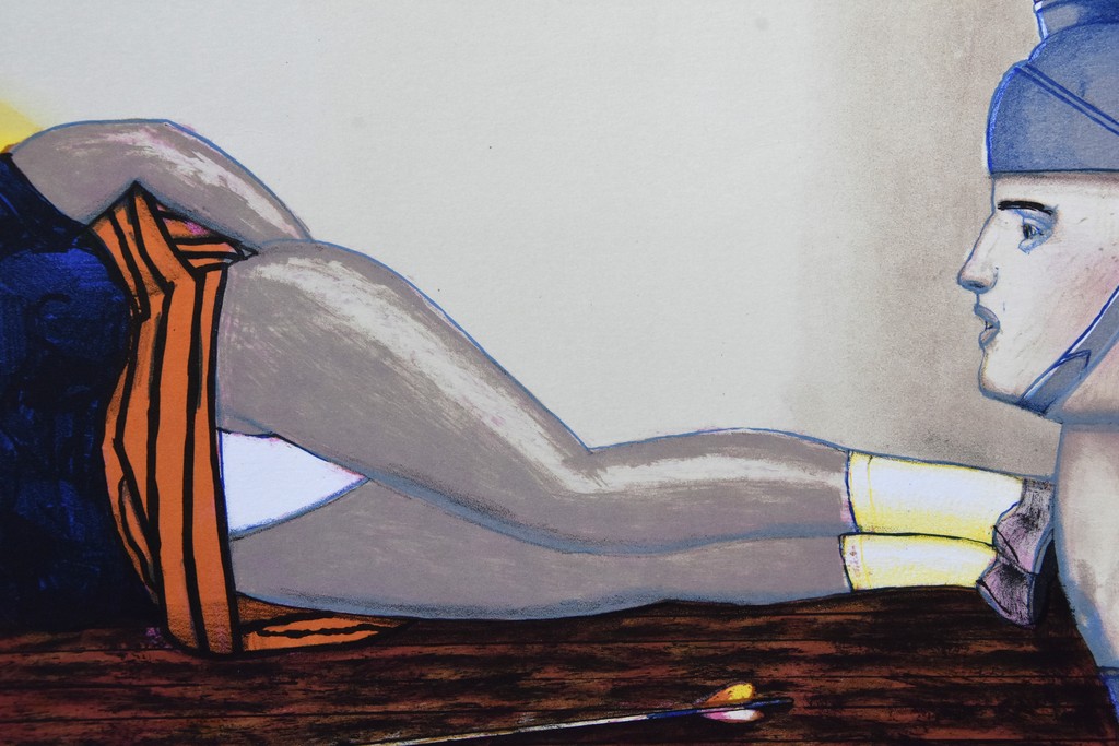 Pat Andrea # TWEE FIGUREN # ca. 1990, epreuve d'artiste /gesigneerd, nm++ kopen? Bied vanaf 150!