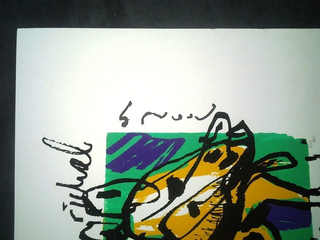 Herman Brood - Tuig van de richel - gesigneerde zeefdruk HBM kopen? Bied vanaf 149!