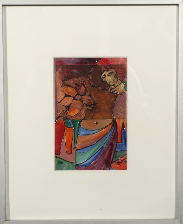 Franca Muller Jabusch: Gemengde techniek, Up there, down there kopen? Bied vanaf 20!