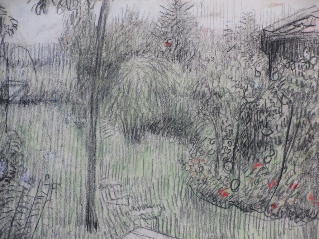 Jan Cossaar, Weelderige tuin, Gemengde techniek kopen? Bied vanaf 40!