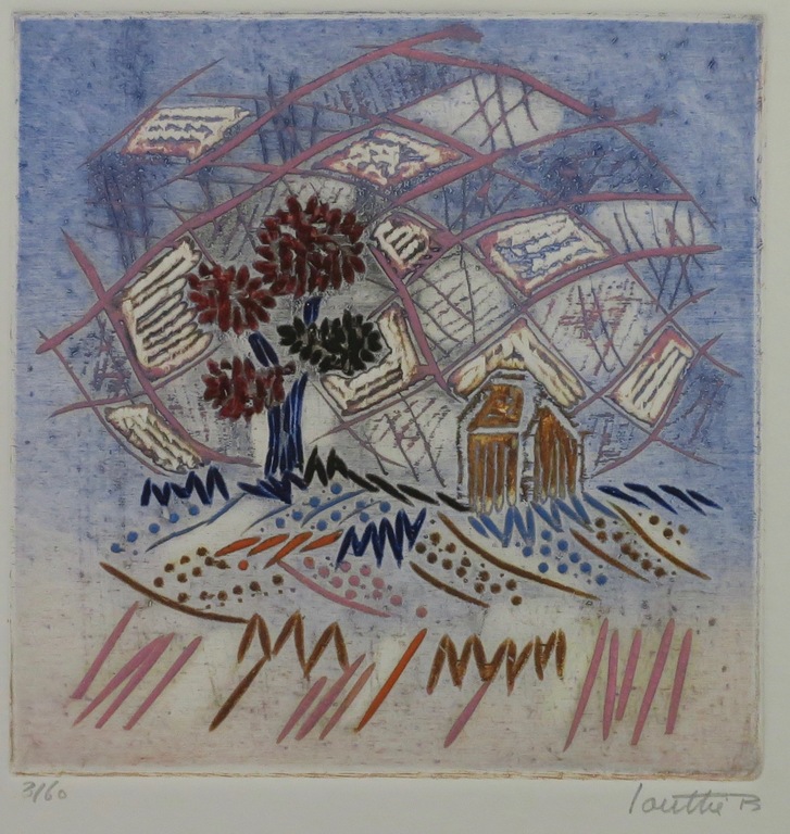 Louttre B.: Houtgravure en reliefdruk, Gout de cerise  kopen? Bied vanaf 20!