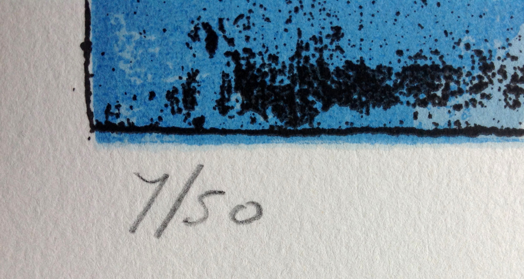 Peter Bes, litho, zonder titel 1987 kopen? Bied vanaf 20!