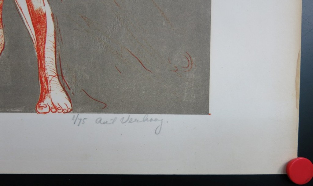 Aat Verhoog: Litho, Zonder titel  kopen? Bied vanaf 1!