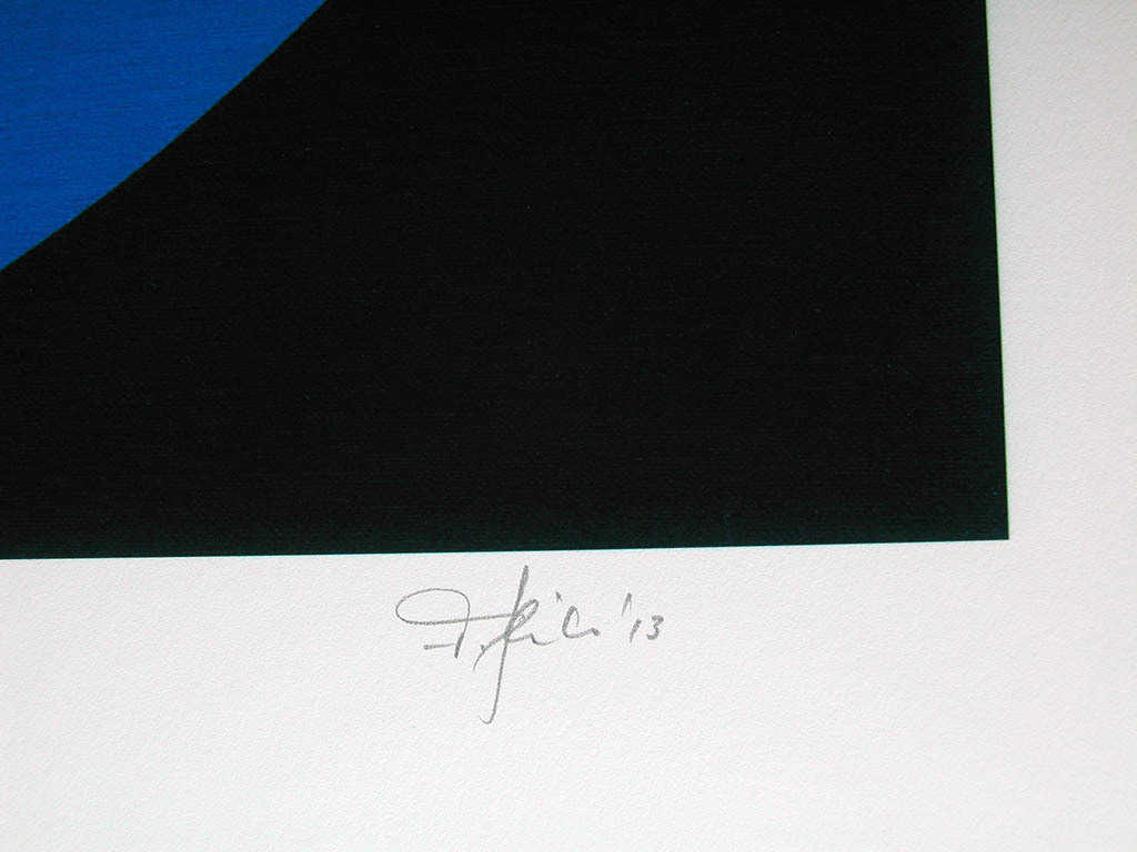Friedrich Geiler - Friedrich Geiler, ‘Geometrische Komposition blau’, giclée, handgesigneerd, 2013 kopen? Bied vanaf 69!