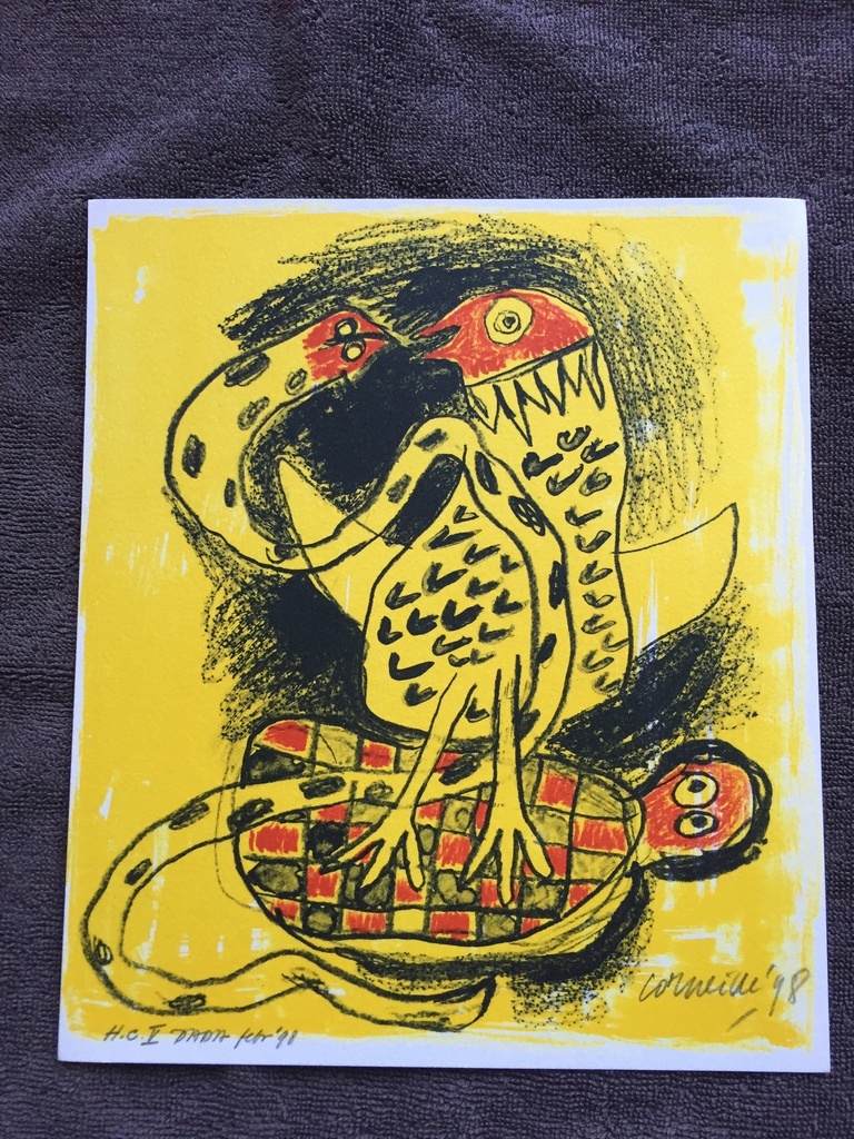 CORNEILLE HC zeefdruk/Litho 1998 verkocht voor € 60!