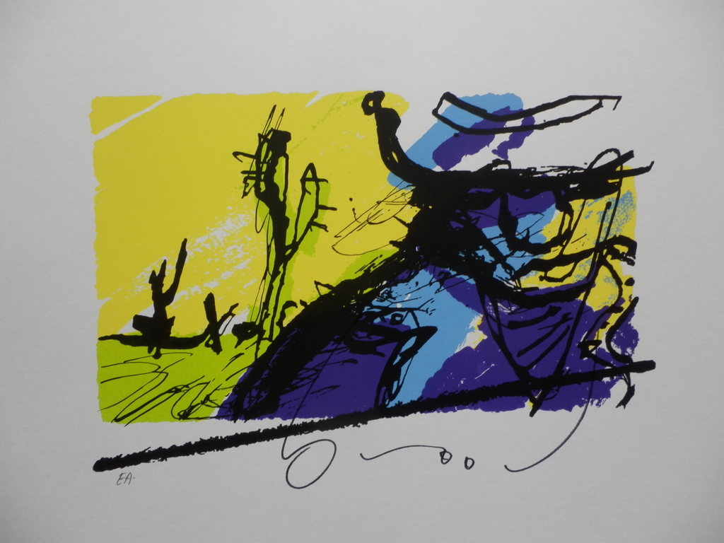 HERMAN BROOD, Gelimiteerde en HANDGESIGNEERDE Zeefdruk BONO kopen? Bied vanaf 99!
