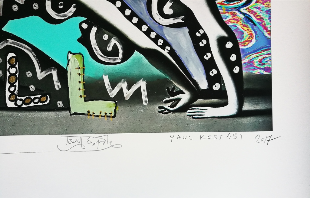 Mark Kostabi,Paul Kostabi en Toni Esposito-Bystander- giclee kleur kopen? Bied vanaf 1!
