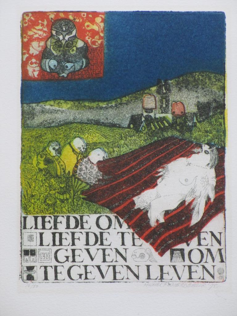 Michel van Overbeeke, Liefde, Kleurets verkocht voor € 60!