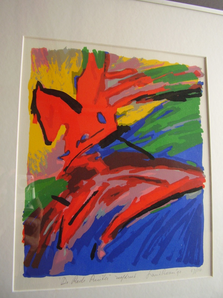 Frank Rosen: Zeefdruk, De rode ruiter, 1992 kopen? Bied vanaf 40!