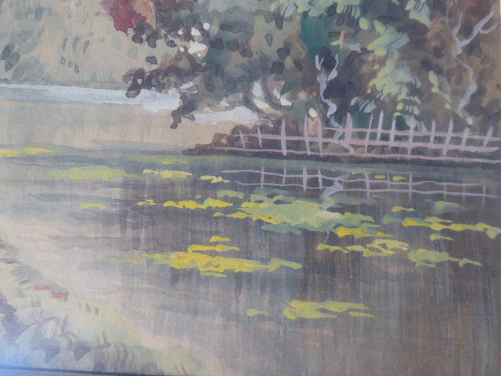 Mochtar Apin (1923-1994) , aquarel, vroeg landschap kopen? Bied vanaf 56!