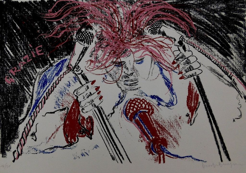 Dees de Bruyne - Kleurenlitho - Grazie kopen? Bied vanaf 75!