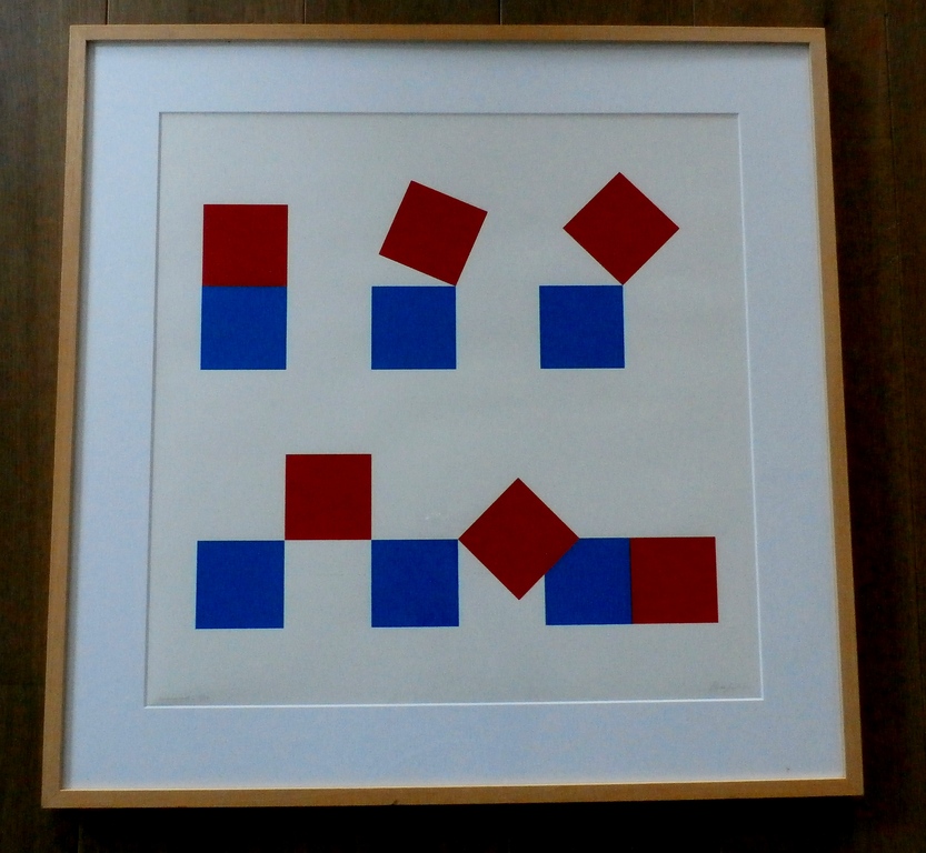 Els de Groot - Zeefdruk: Movement -1975 verkocht voor € 85!