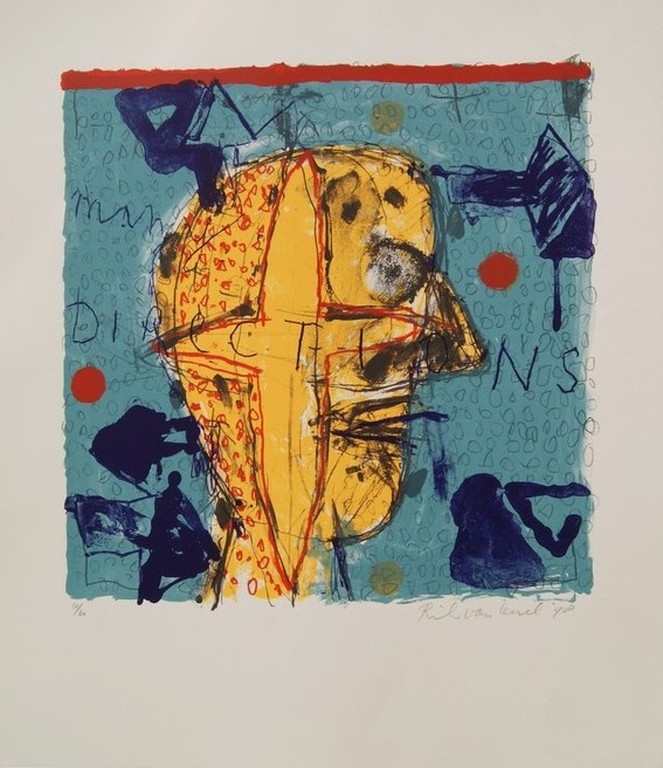 Rik van Iersel, gesigneerde zeefdruk uit 1998. verkocht voor € 150!