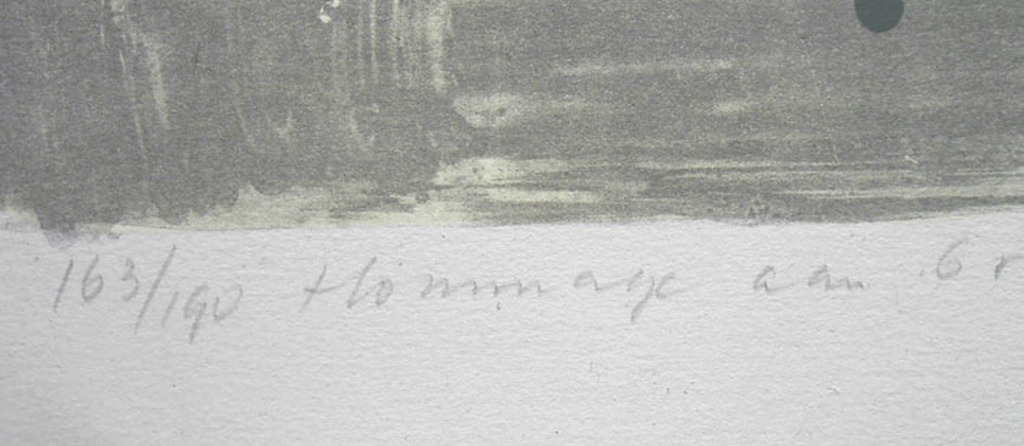 Joseph Cals, hommage aan Graham Sutherland, 1980, litho kopen? Bied vanaf 25!