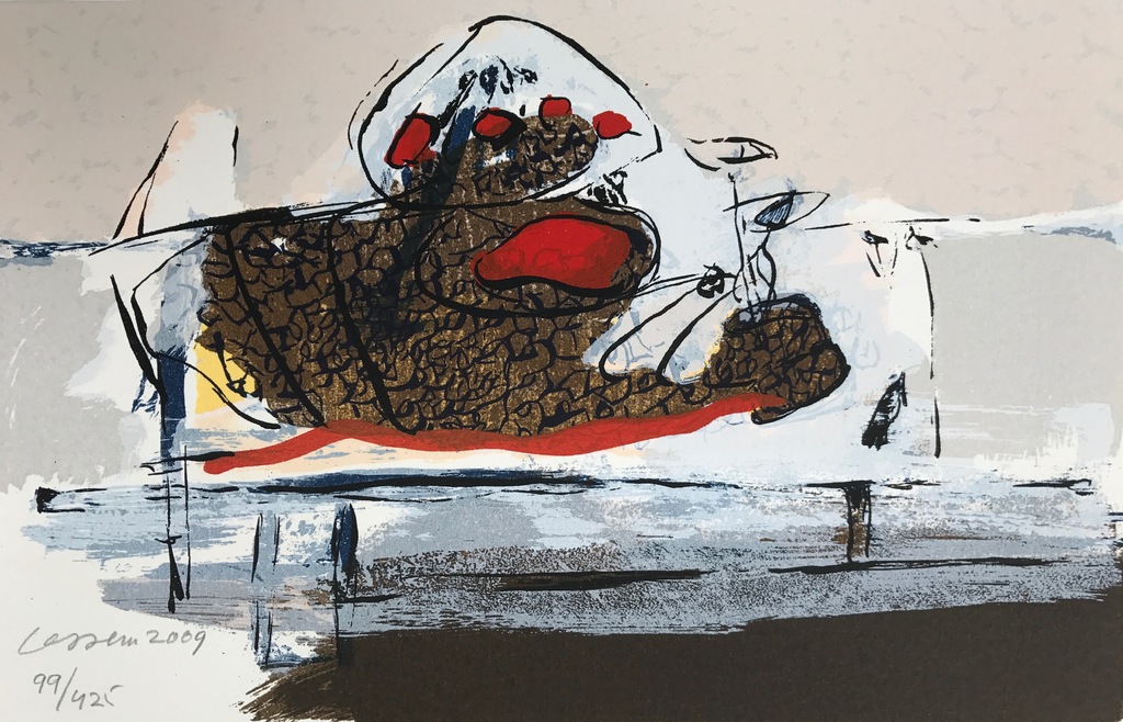 Henk Van Vessem - Zeefdruk - Gesigneerd kopen? Bied vanaf 1!