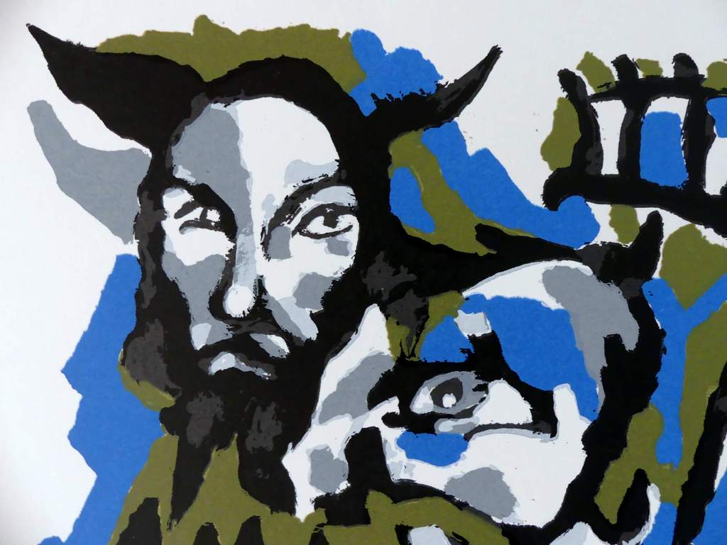 Lucebert, zeefdruk voor stichting 1940 -1945 kopen? Bied vanaf 199!