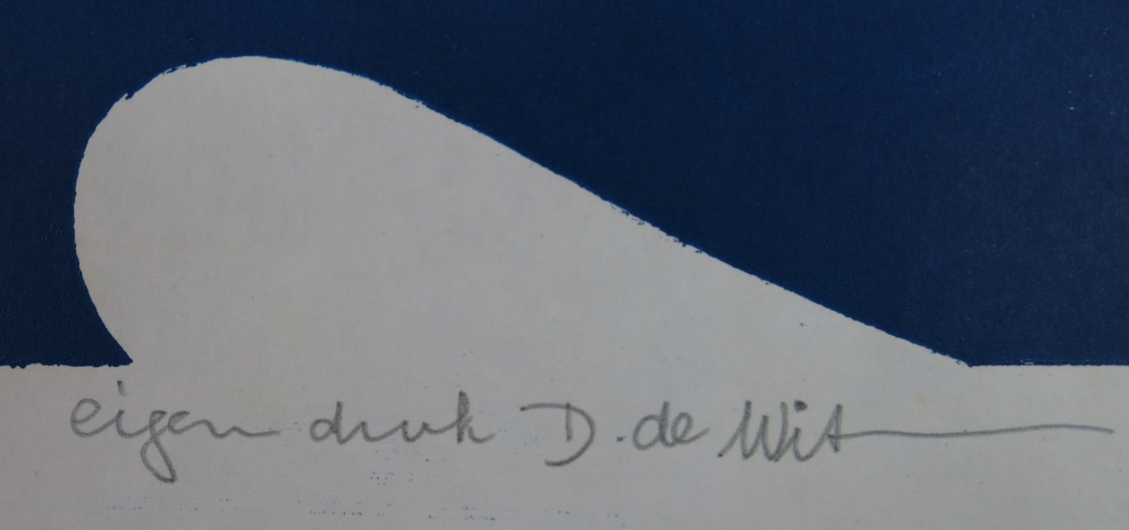 D. de Wit: Sjabloondruk, Zonder titel (Kopperprent) kopen? Bied vanaf 1!