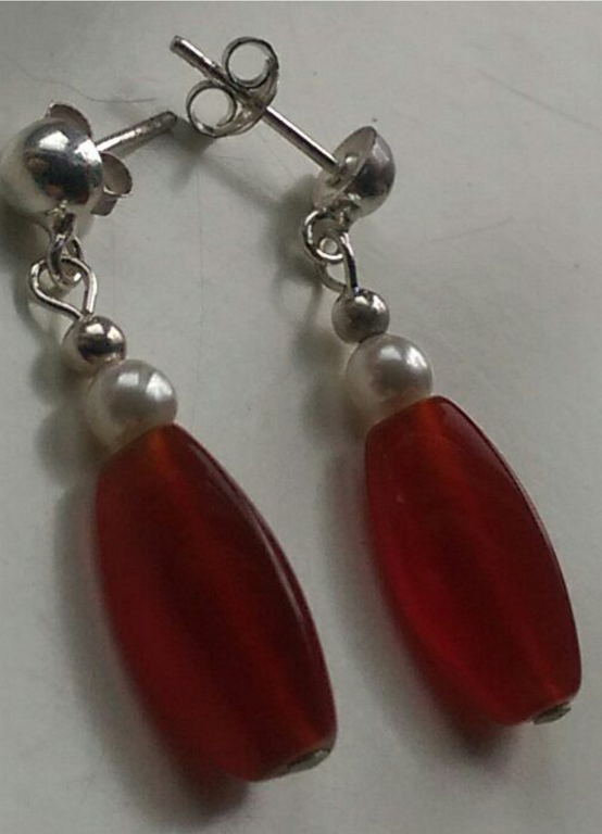 Prachtige Zilveren oorbellen met honing onyx kopen? Bied vanaf 22!