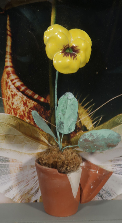 Pamela Schellekens: Gemengde techniek, Oude liefde roest niet - Ingelijst kopen? Bied vanaf 1!