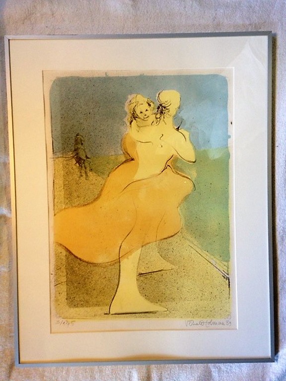 Ronald Tolman (1948), Litho, Dansend echtpaar kopen? Bied vanaf 50!
