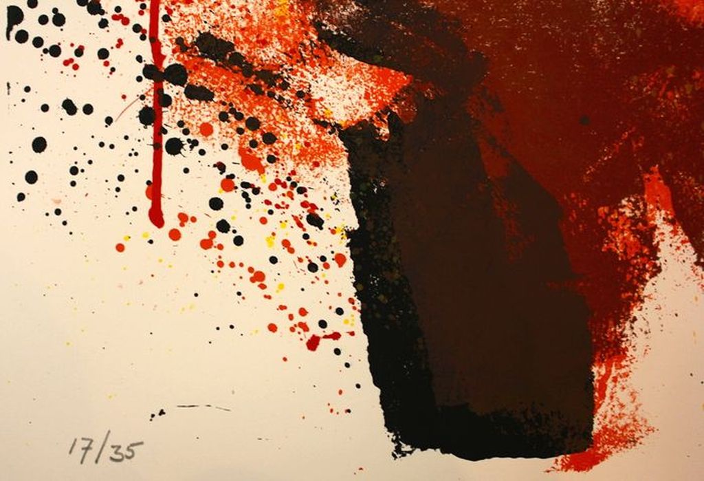 JOHANN van den NOORT  Grote Zeefdruk  ABSTRACT I  Handgesigneerd kopen? Bied vanaf 45!