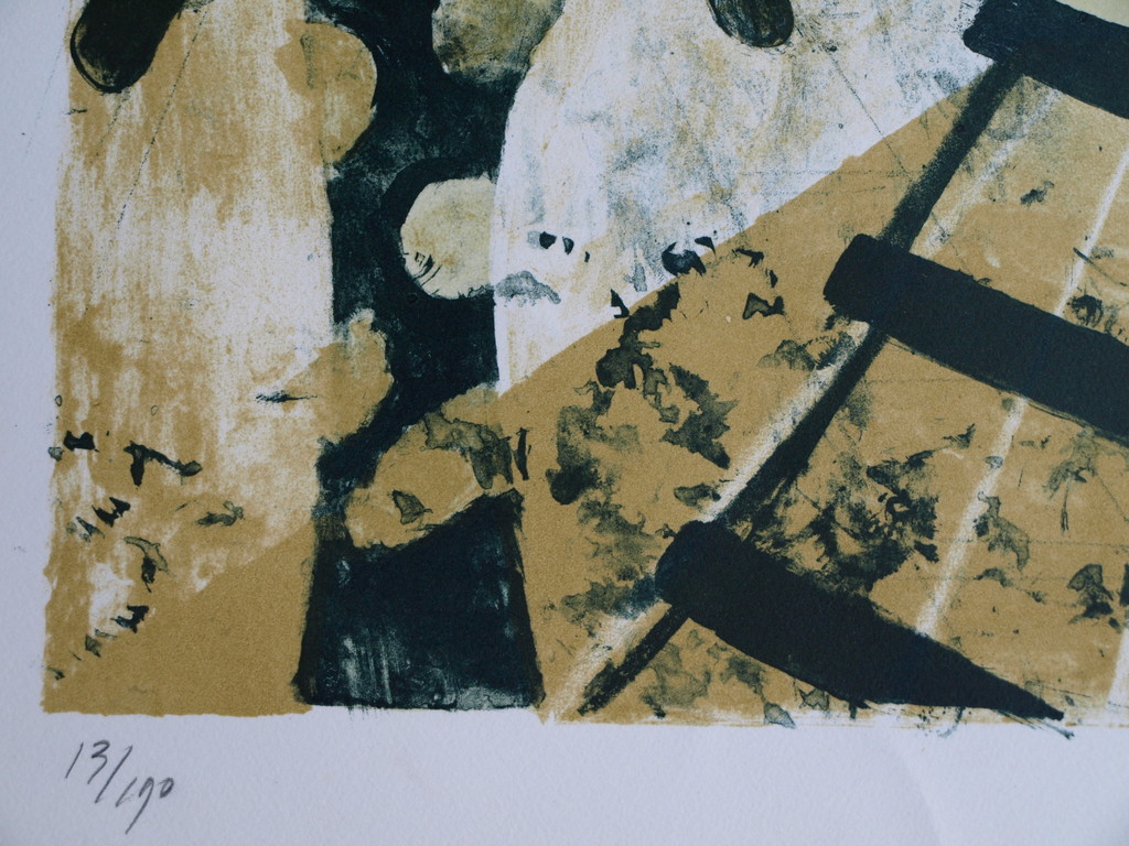 Martin Engelman : Kleurenlitho , Circus - Gesigneerd - ca 1965 - Prent 190 kopen? Bied vanaf 40!