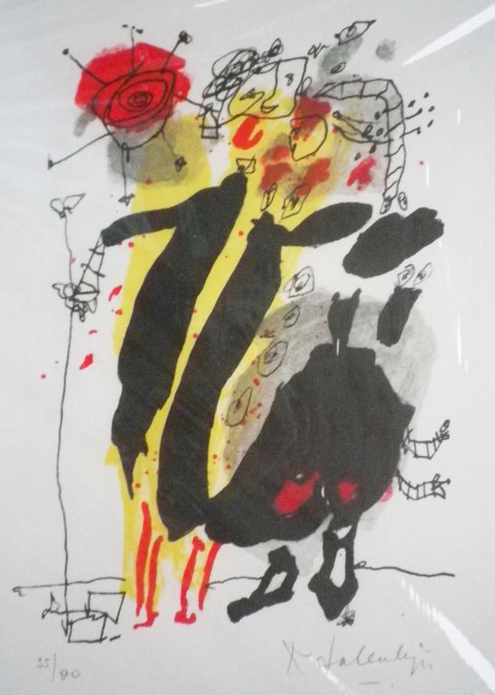 Kees Salentijn - Luxe ingelijste zeefdruk verkocht voor € 140!