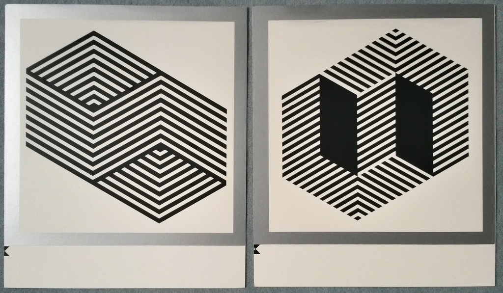 Dirk Huizer - twee iriszeefdrukken - zonder titel verkocht voor € 78!