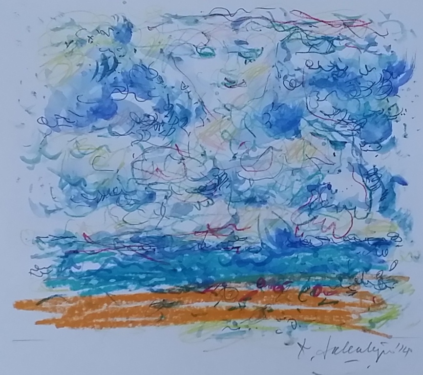 Kees Salentijn - Gouache op papier, Aphrodite kopen? Bied vanaf 110!