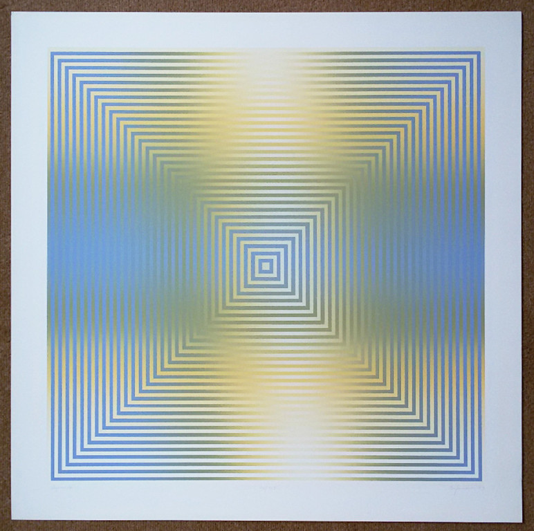 Volker Bussmann - Pyramide, zeefdruk kopen? Bied vanaf 50!