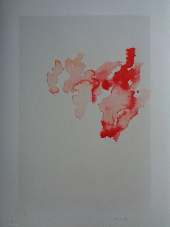 ARMANDO, Gelimiteerde en HANDGESIGNEERDE Glicee Compositie in Rood kopen? Bied vanaf 69!