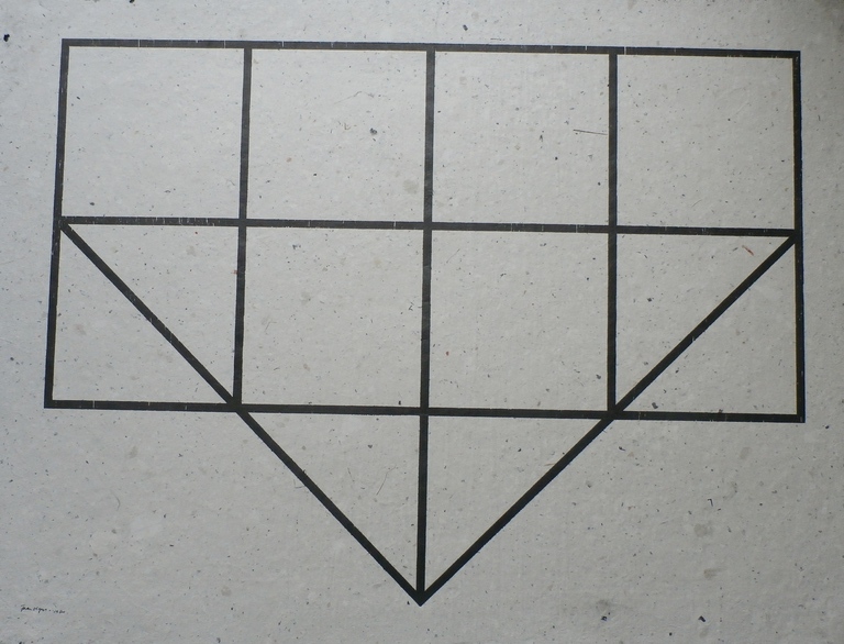 Faan Olgers - Geometrisch werk - 1980 kopen? Bied vanaf 30!