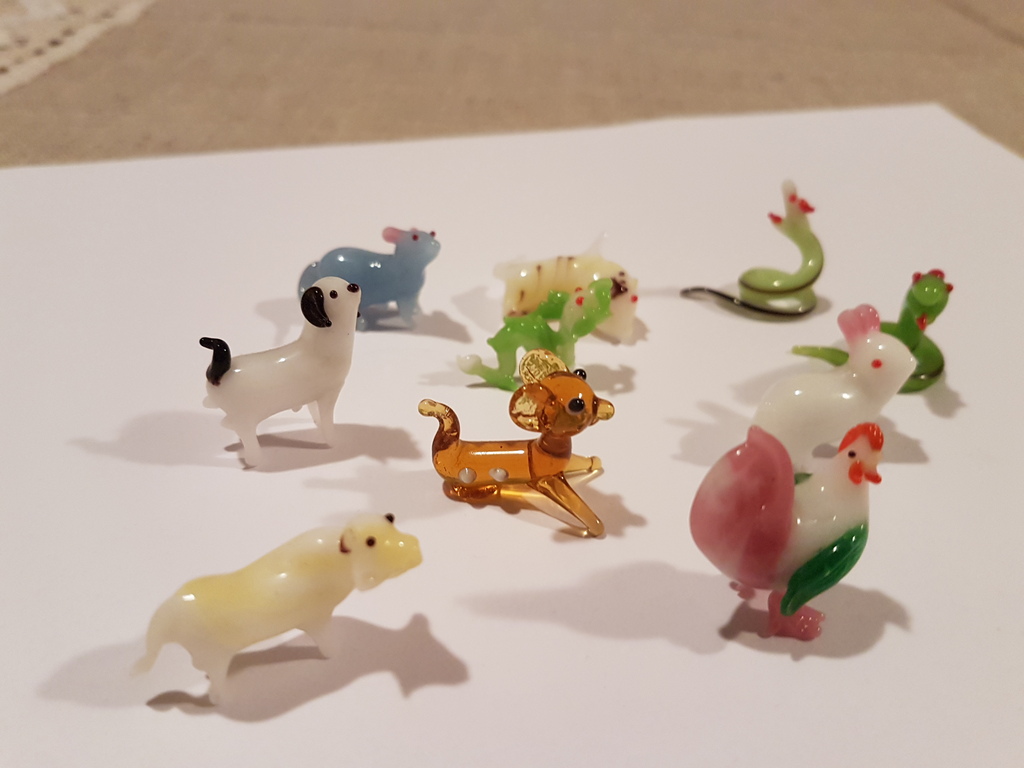 Murano glas 10 dieren miniature anni 55/60 kopen? Bied vanaf 2!
