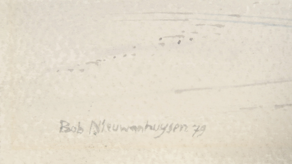 Bob Nieuwenhuysen: Aquarel, Zonder titel  kopen? Bied vanaf 20!
