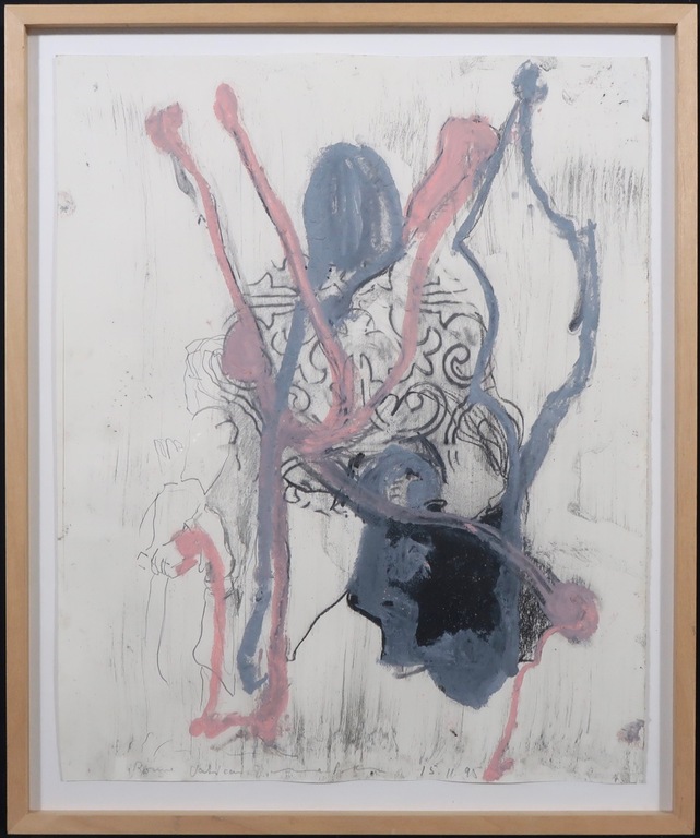 Uwe Poth: Gemengde techniek, Vatican Roma XIX - Ingelijst verkocht voor € 60!