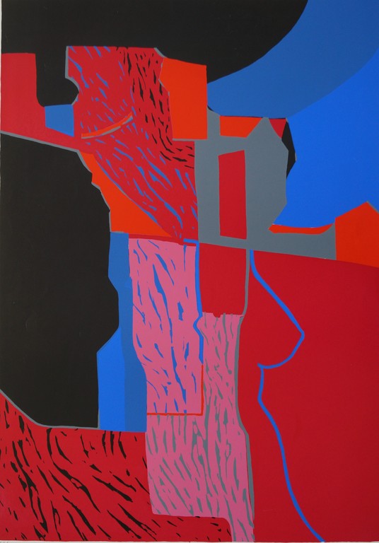 Maria Neefjes - gesigneerde zeefdruk - Abschied - 1987 - 50 ex. kopen? Bied vanaf 1!